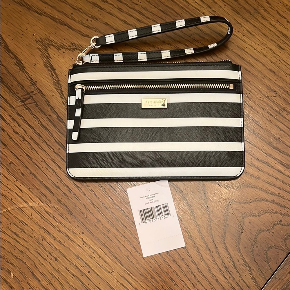 Kate Spade Shore Street‎ Sailing Stripe Tinie Clutch, new